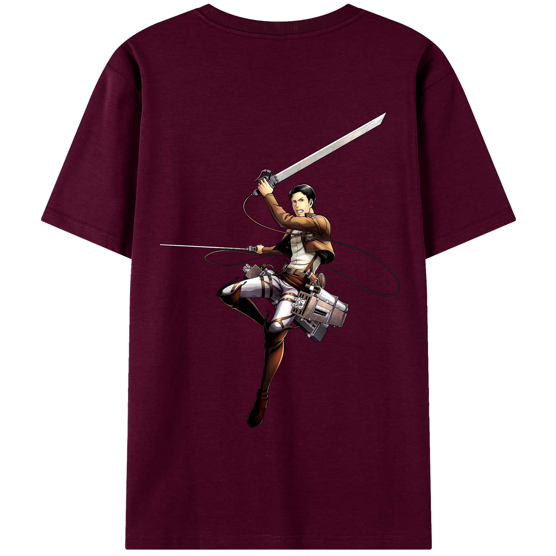 （画像用） 進撃の巨人 Attack on Titan レディース半袖Tシャツ(バックプリント)